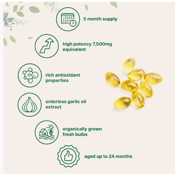 Vitalio Odorless Garlic, 300 Softgels